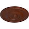 Ekena Millwork Raynor Ceiling Medallion (Fits Canopies up to 6"), 20 5/8"OD x 1 3/8"P, Burnished Mahogany Crackle CM20BEBMC - alternate 2